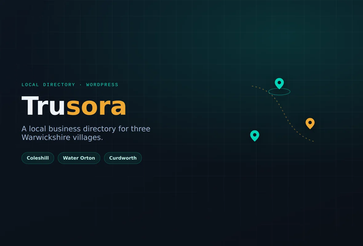 Trusora — local business directory for three Warwickshire villages